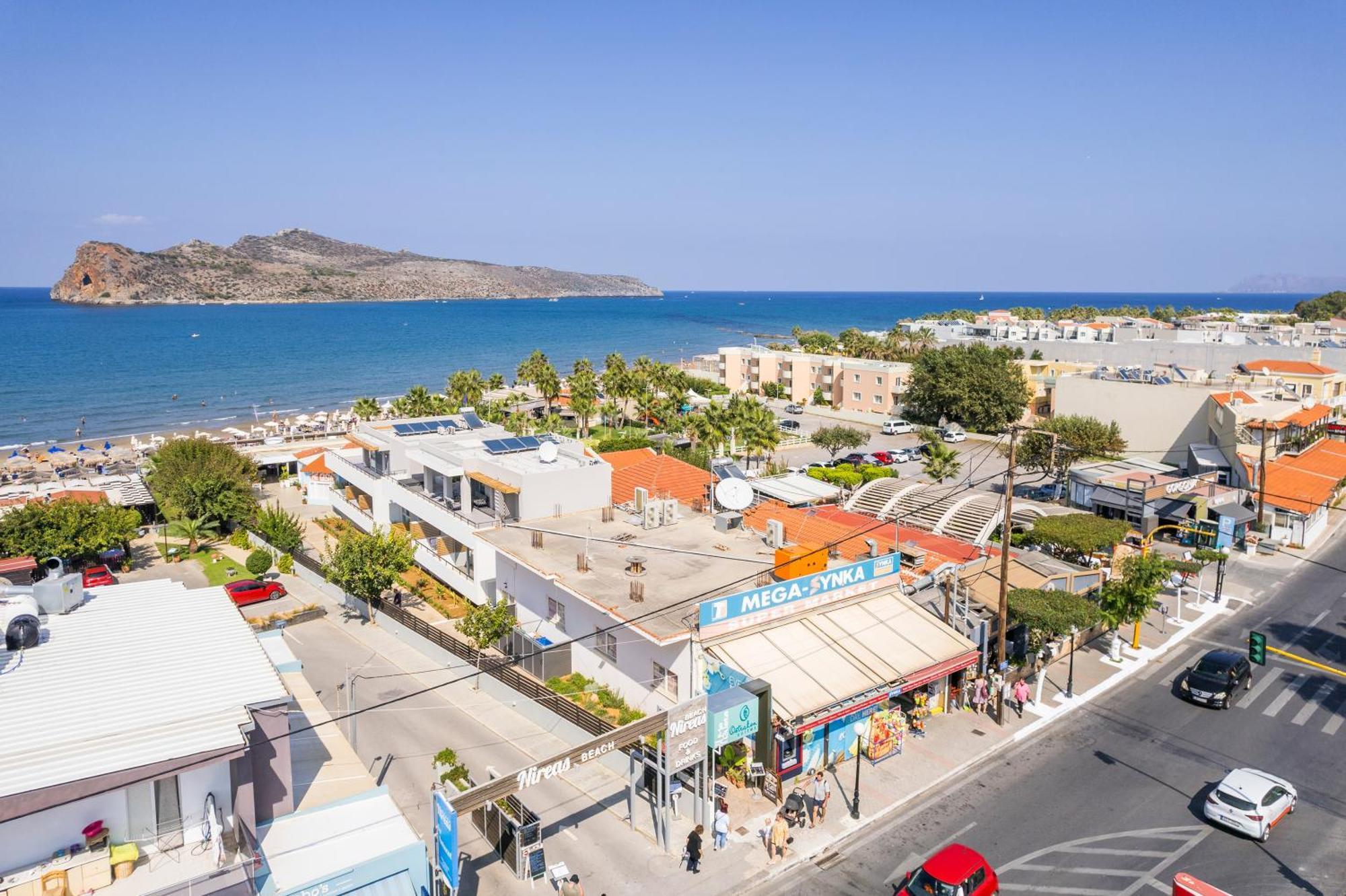 Ostrakon Suites Agia Marina Exteriör bild