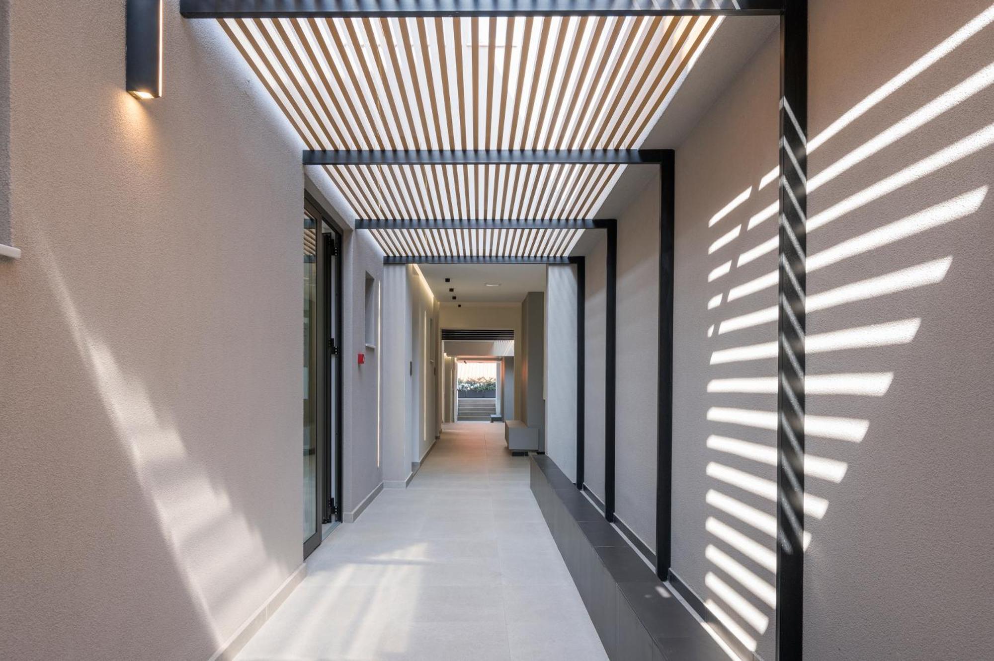 Ostrakon Suites Agia Marina Exteriör bild