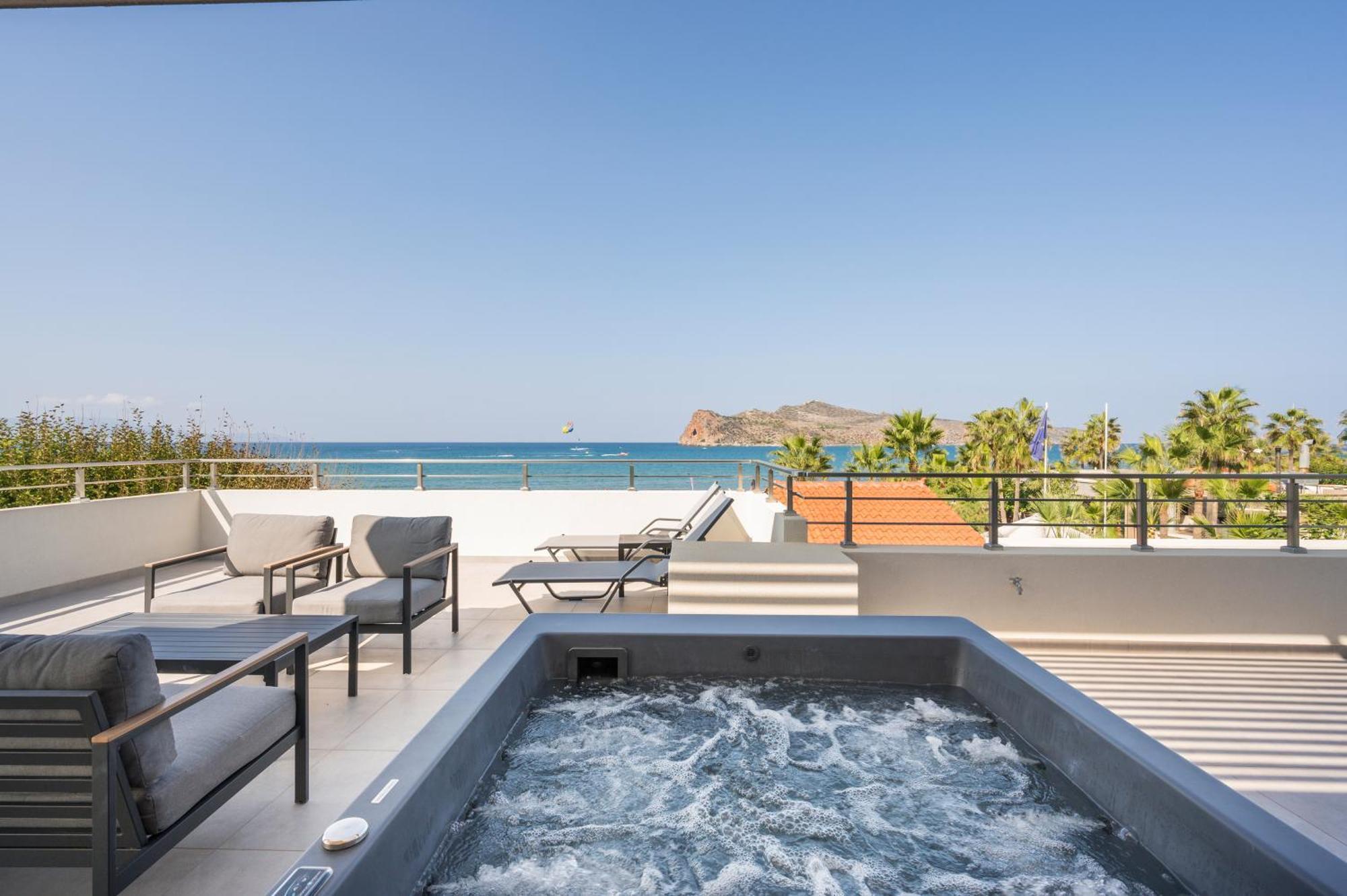 Ostrakon Suites Agia Marina Exteriör bild