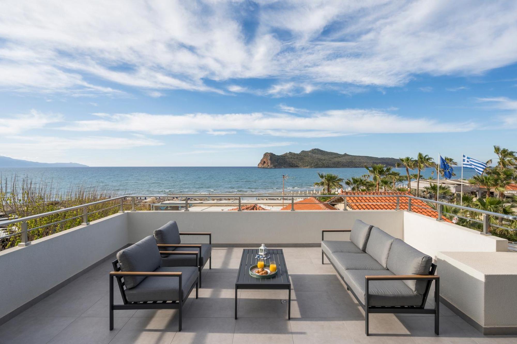 Ostrakon Suites Agia Marina Exteriör bild