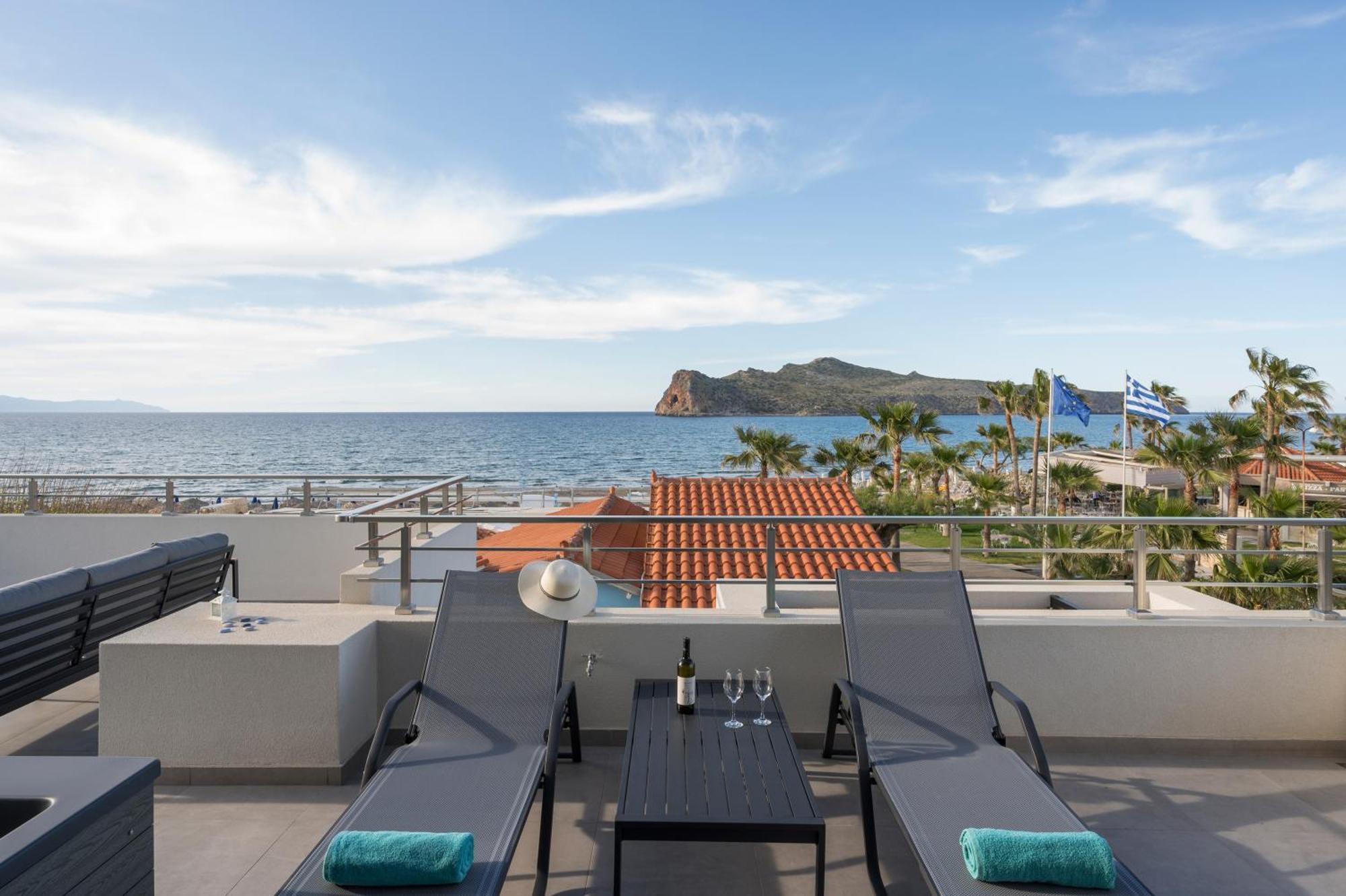 Ostrakon Suites Agia Marina Exteriör bild