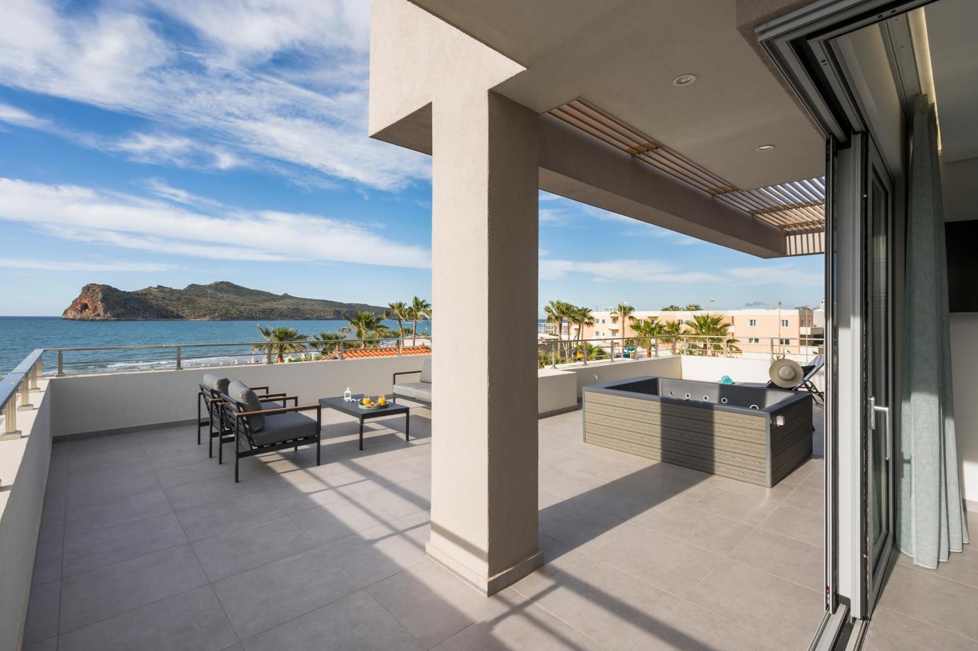 Ostrakon Suites Agia Marina Exteriör bild